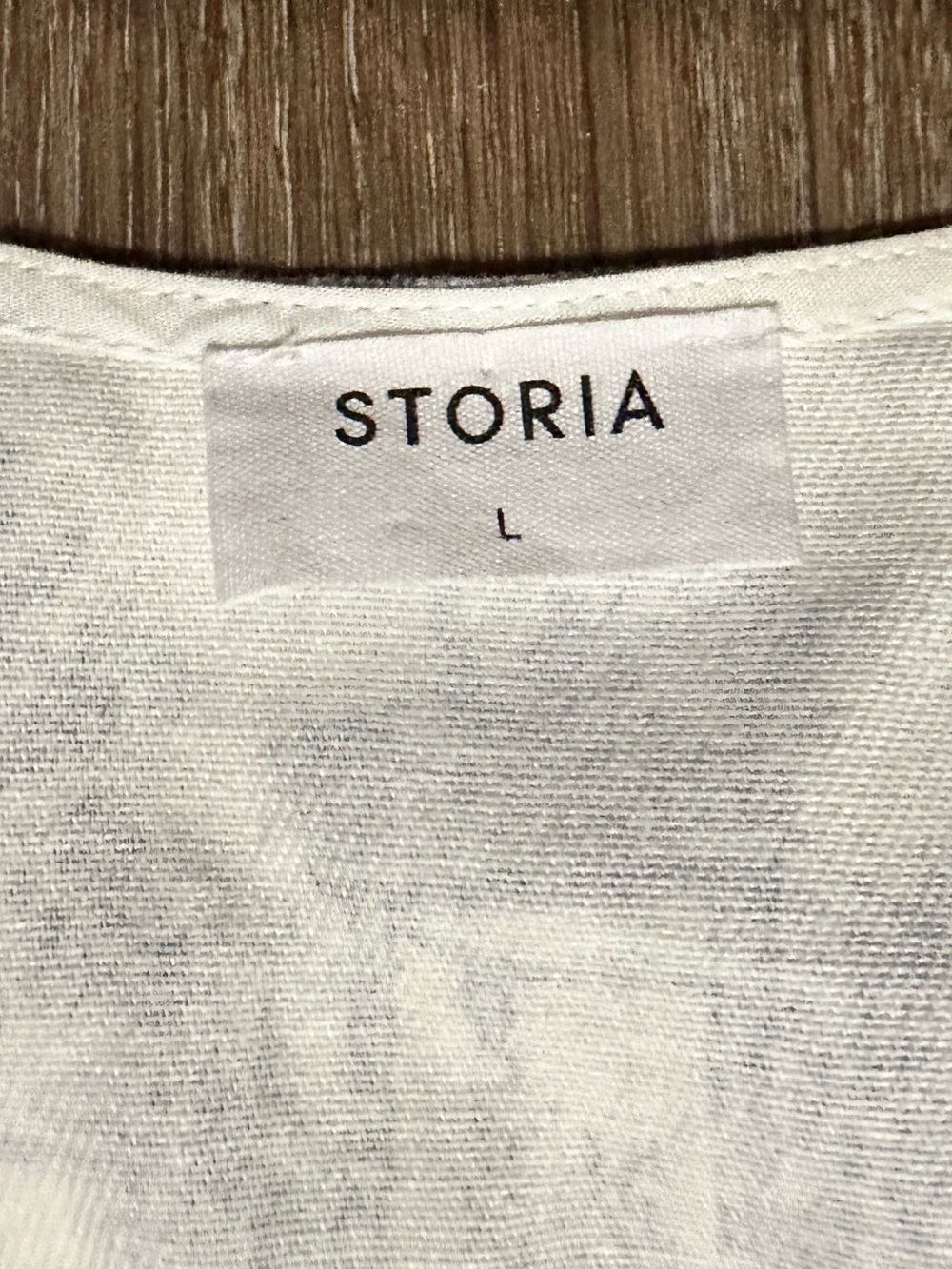 Storia White and Blue Denim Toile Cotton
Dress Size Large (Medium) EUC - Picture 12 of 14